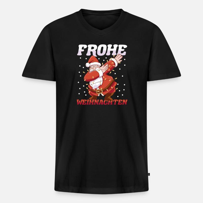 Bogenschütze Bogensport Bogenschießen - Männer Premium Bio T-Shirt mit V-Ausschnitt - Schwarz