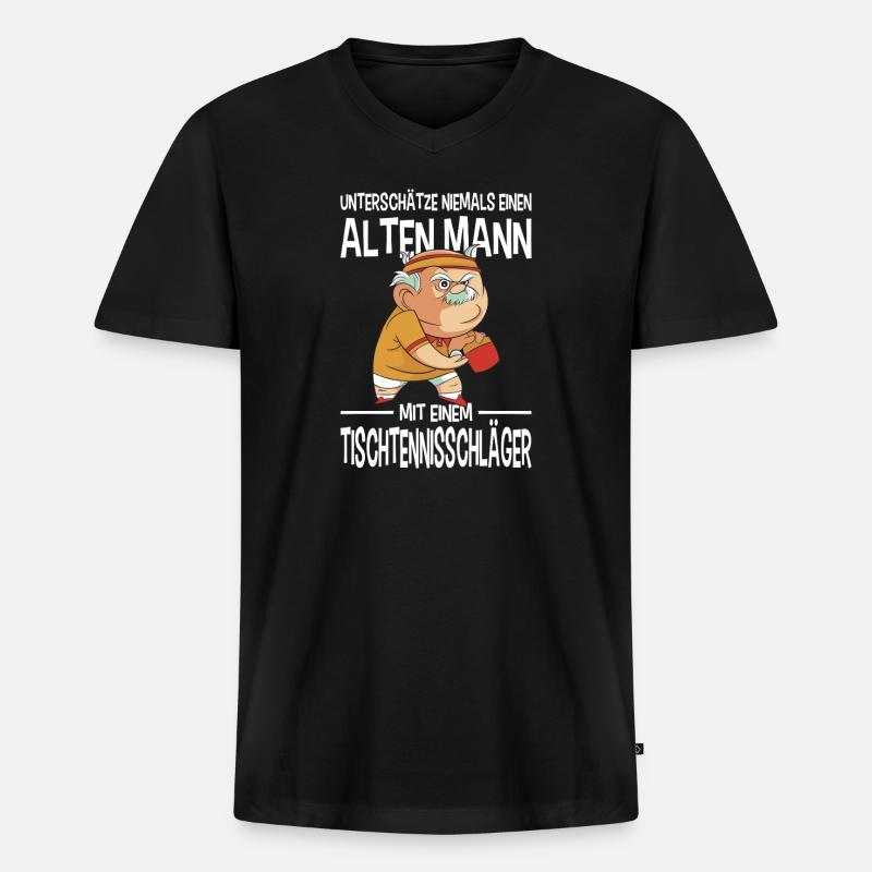 Karate Training Geschenke Karatetraining - Männer Premium Bio T-Shirt mit V-Ausschnitt - Schwarz