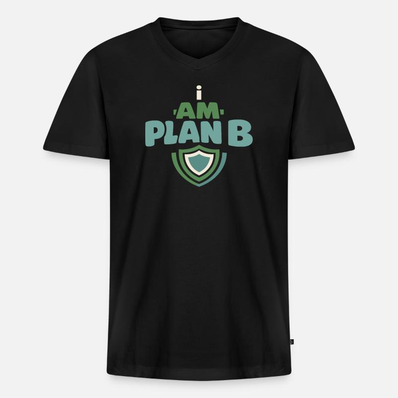 Familienvorsorge Notfallplaner Prepper - Männer Premium Bio T-Shirt mit V-Ausschnitt - Schwarz