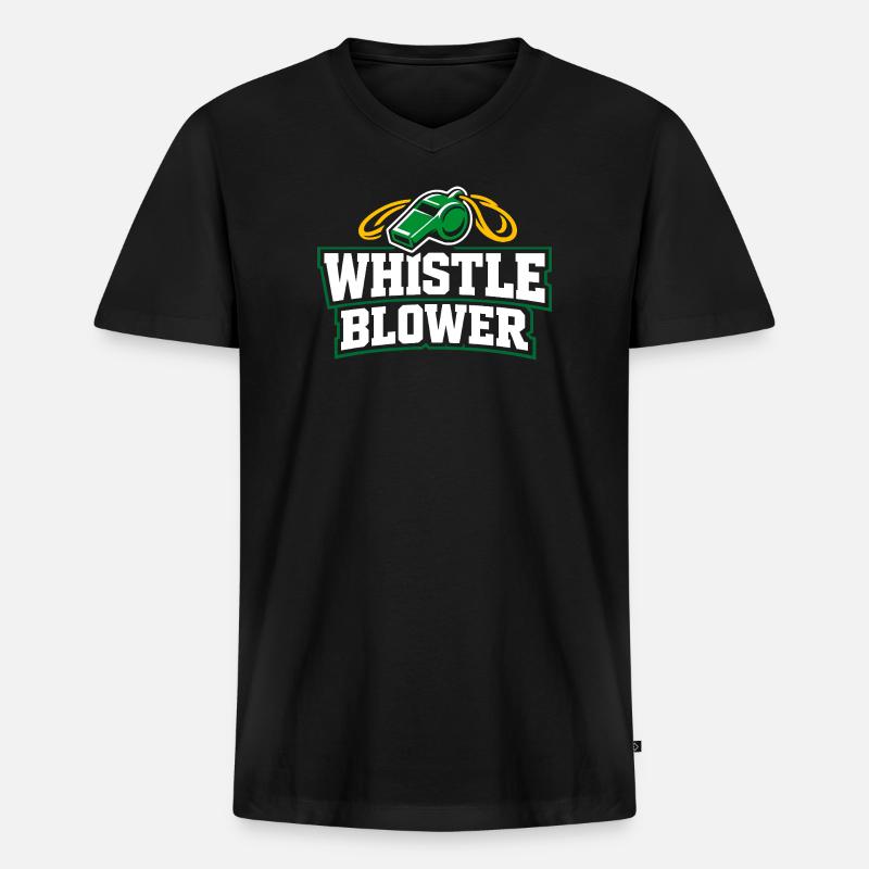 Fußballtraining Jugend-sport-trainer - Männer Premium Bio T-Shirt mit V-Ausschnitt - Schwarz