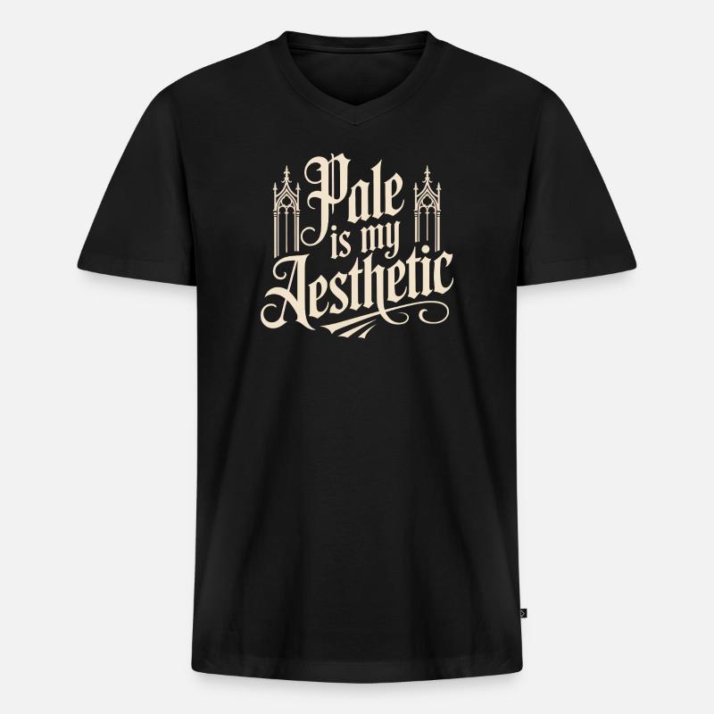 Die Stange ist meine Ästhetik - Männer Premium Bio T-Shirt mit V-Ausschnitt - Schwarz