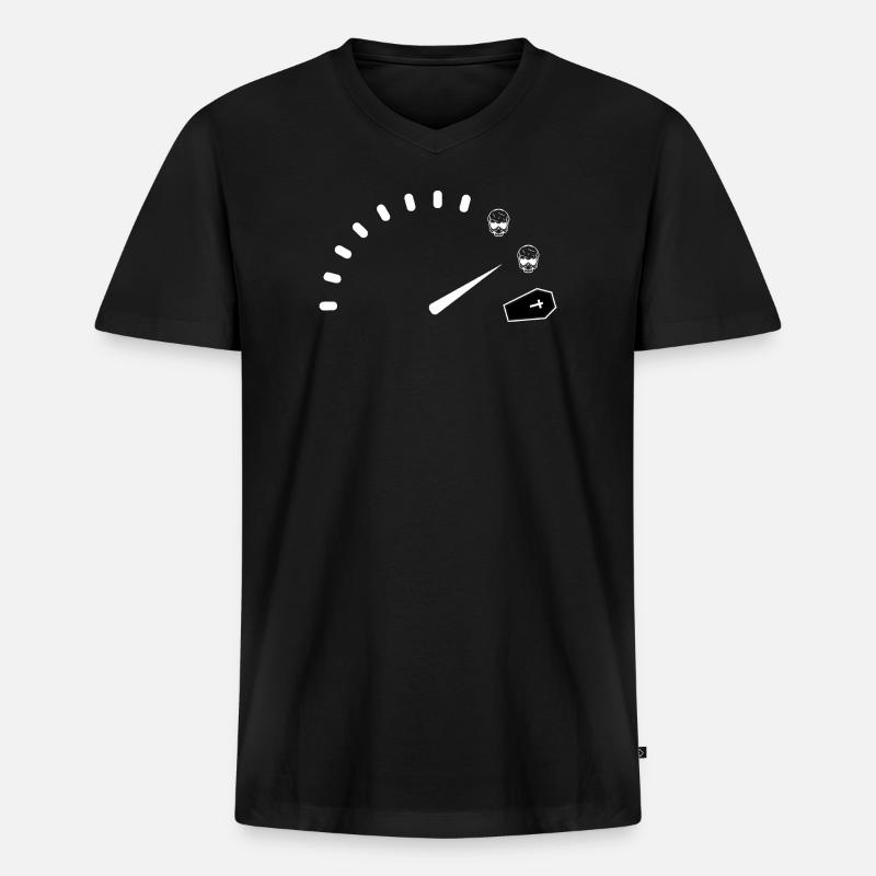 Mitternachts-Chrono-Bestattungsinstitut - Männer Premium Bio T-Shirt mit V-Ausschnitt - Schwarz