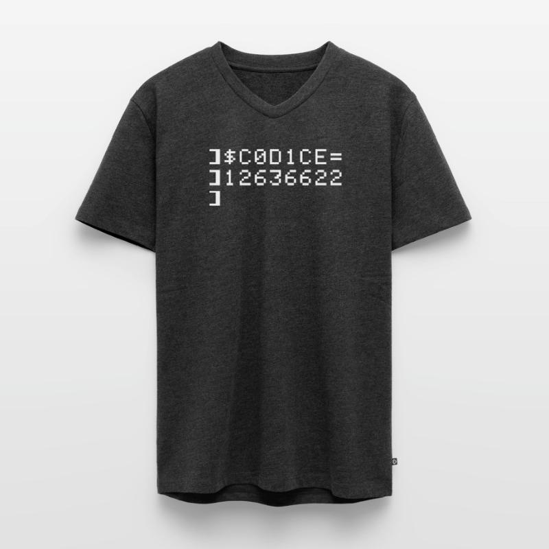 C0D1CE Codice 8-Bit Esadecimal Code Nerd Pix Men's Premium Organic T-shirt with V-neck