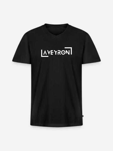 Aveyron T-Shirt Humour Gift - Men's Premium Organic T-shirt with V-neck - black