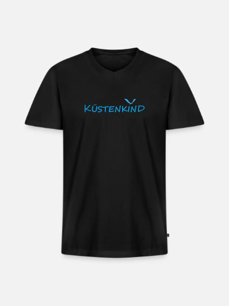 Enfant côtier - T-shirt encolure en V Premium bio Homme - noir