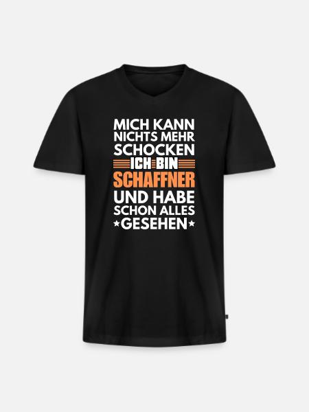 Non-Shockable Conductor - Men's Premium Organic T-shirt with V-neck - black