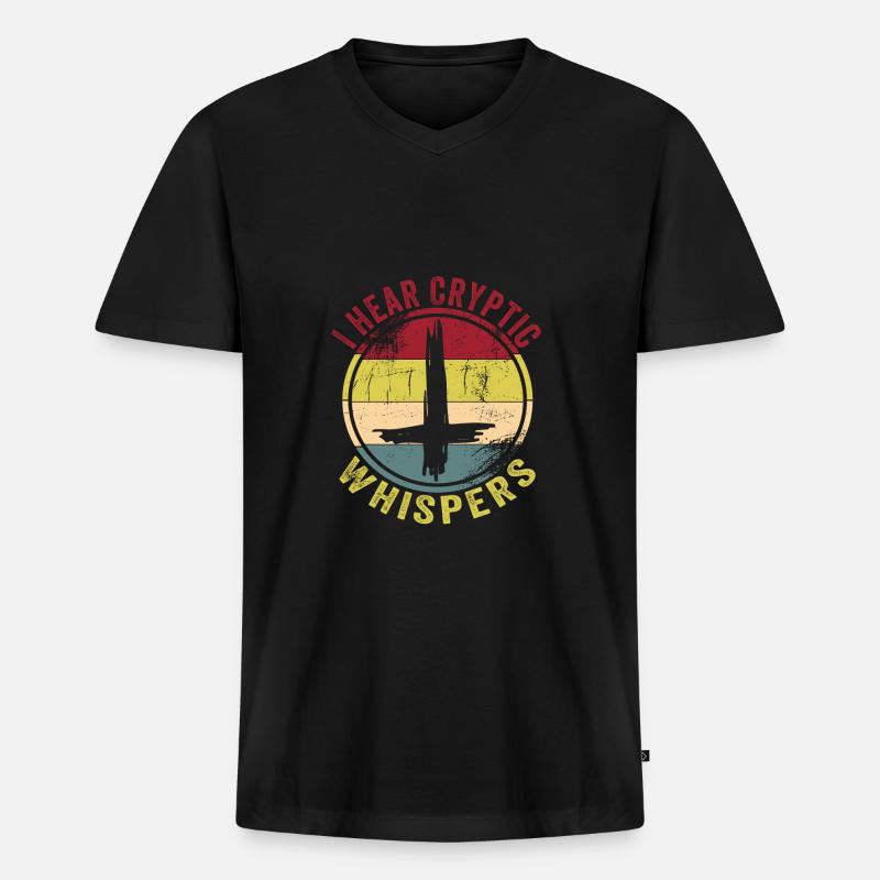 Goth Emo - Männer Premium Bio T-Shirt mit V-Ausschnitt - Schwarz