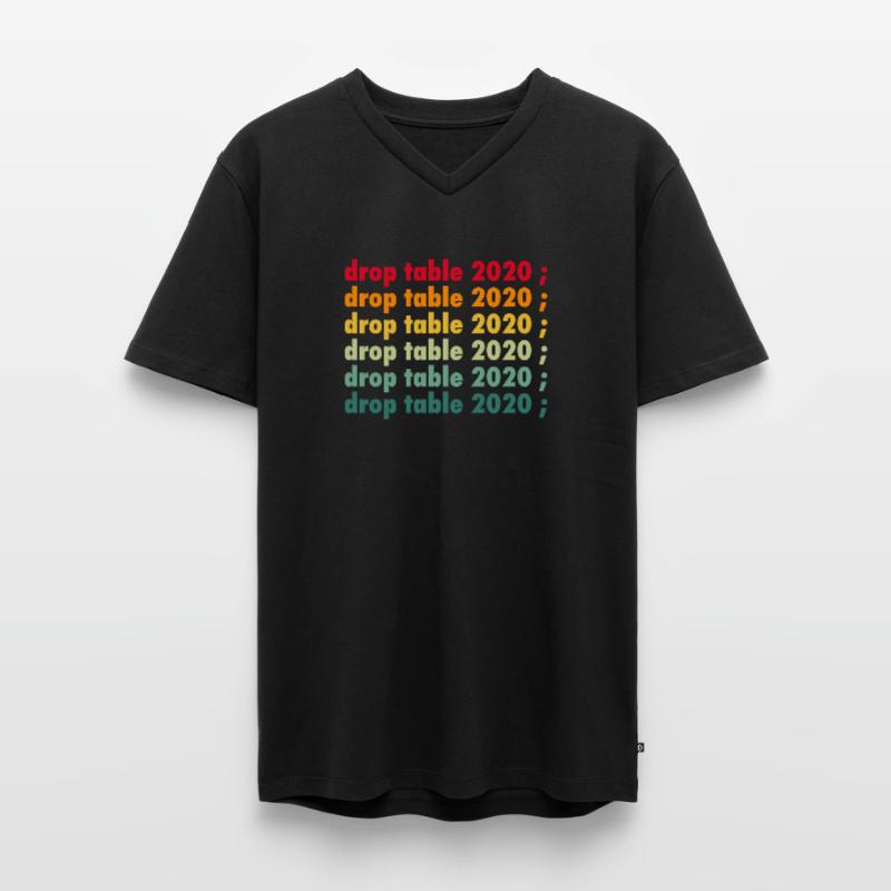 Funny Programmer Coder Coding Developer Men's Premium Organic T-shirt with V-neck