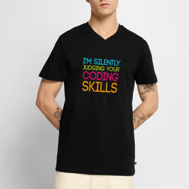 Programmer ProgrammerS Computer Scientist Men's Premium Organic T-shirt with V-neck