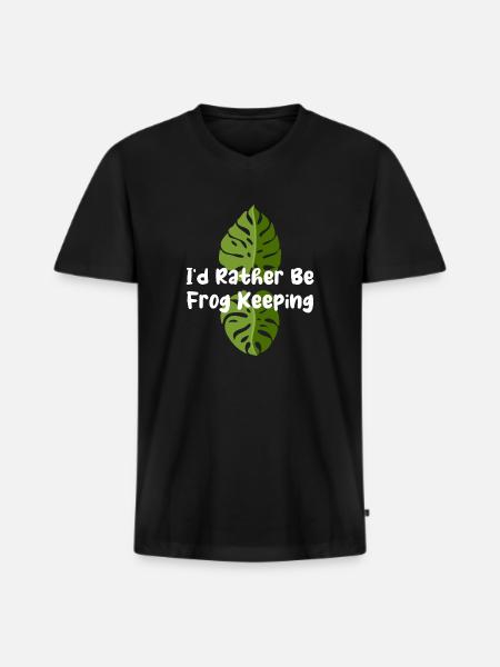 Frog Toad Jungle Jungle Gift - Men's Premium Organic T-shirt with V-neck - black