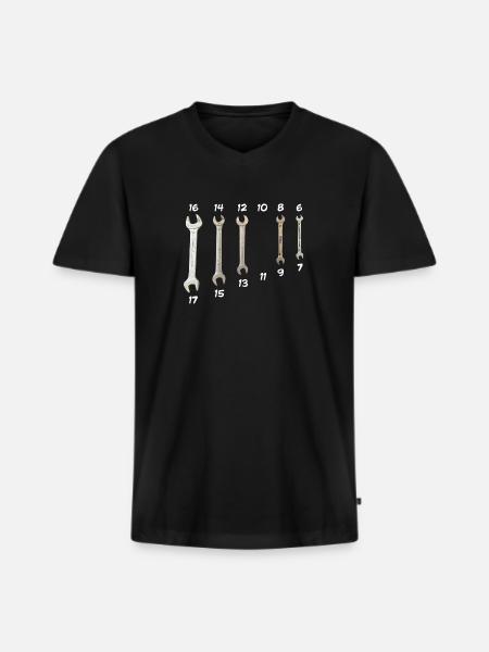 Always Lost - Men's Premium Organic T-shirt with V-neck - black
