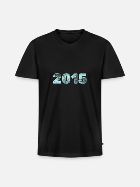 Ice 2015 - Männer Premium Bio T-Shirt mit V-Ausschnitt - Schwarz