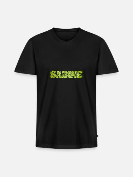 Gift Idea Gift Idea - Men's Premium Organic T-shirt with V-neck - black
