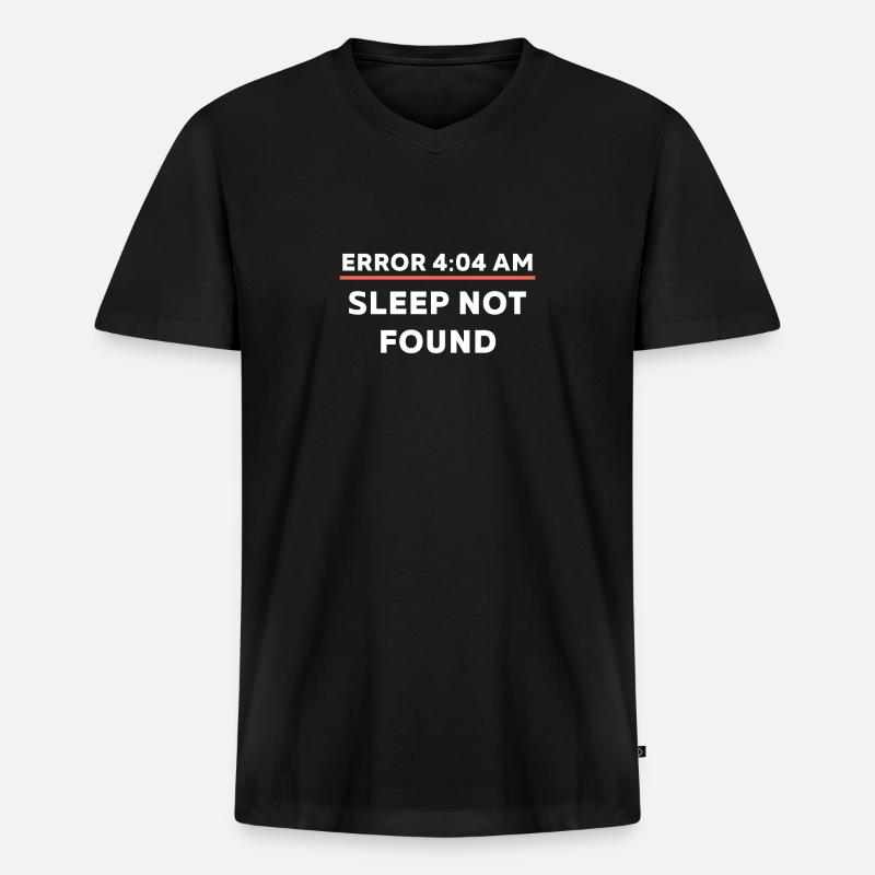 Programmeurs drôles Programmeurs Développeurs Codeurs - T-shirt encolure en V Premium bio Homme - noir