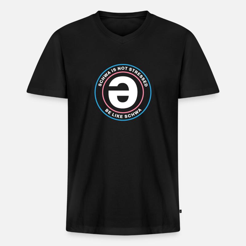 Speech Language Pathologist Speech Therapist - Men's Premium Organic T-shirt with V-neck - black