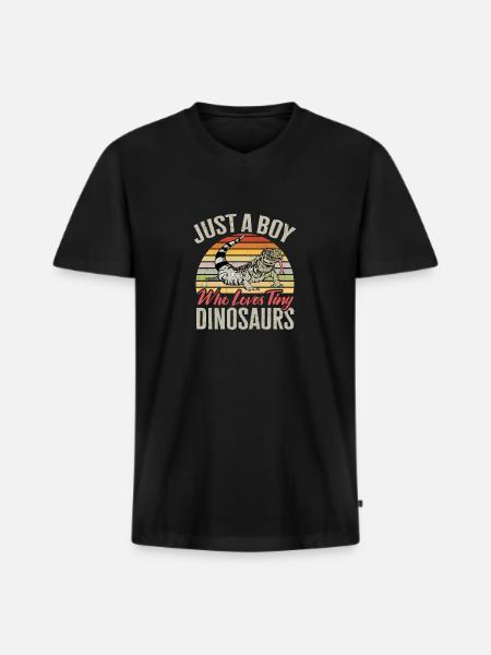 Tegu Lizard Reptile Herpetologist - Men's Premium Organic T-shirt with V-neck - black