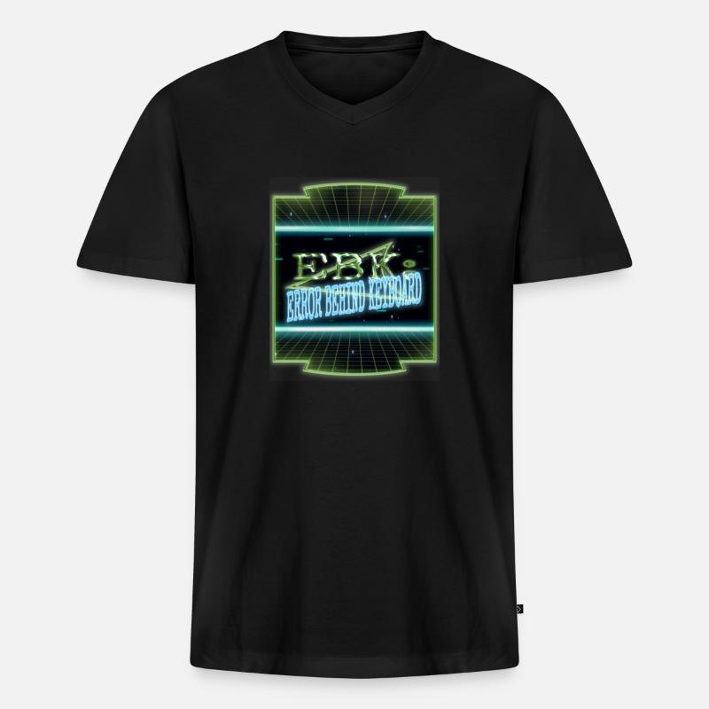 Equestrian Hack Out Internet Hacking Computer - T-shirt encolure en V Premium bio Homme - noir