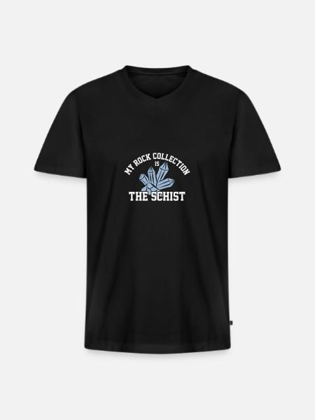 My rock collection is the - Men's Premium Organic T-shirt with V-neck - black
