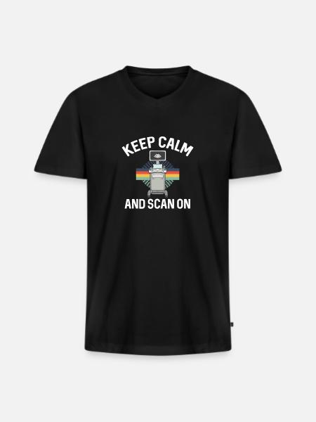 Cardiologue Échographie médicale Échographie - T-shirt encolure en V Premium bio Homme - noir
