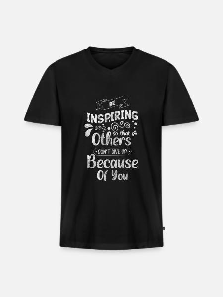 Work Colleague Captain - Men's Premium Organic T-shirt with V-neck - black