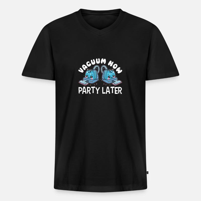 Cleaning Lover Cleaner - Men's Premium Organic T-shirt with V-neck - black