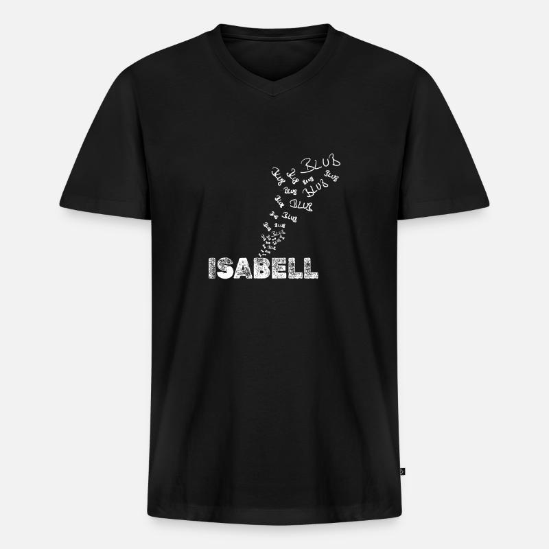 Boot Isabell - Männer Premium Bio T-Shirt mit V-Ausschnitt - Schwarz