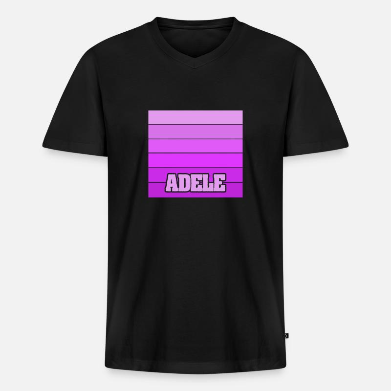 als Mädchenname - Männer Premium Bio T-Shirt mit V-Ausschnitt - Schwarz