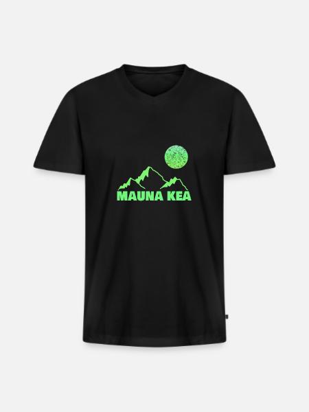 kea als Klettern - Männer Premium Bio T-Shirt mit V-Ausschnitt - Schwarz