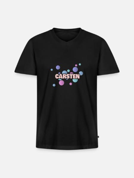 Carsten Carsten - Men's Premium Organic T-shirt with V-neck - black