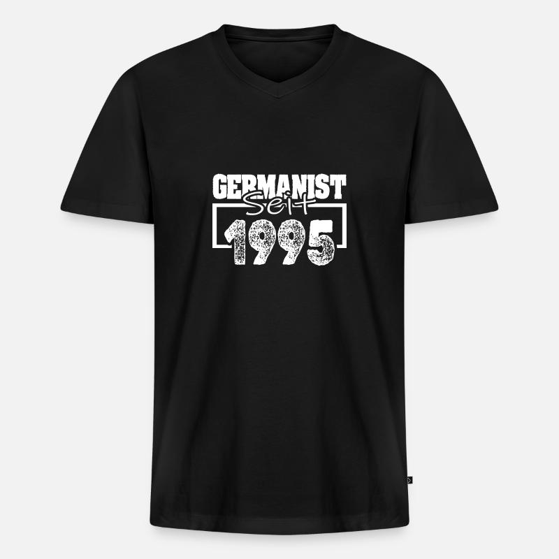 Beruf 1995 - Männer Premium Bio T-Shirt mit V-Ausschnitt - Schwarz