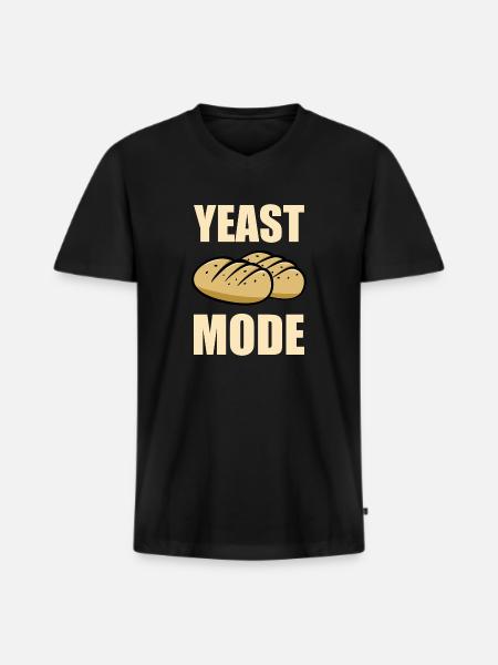 Bröd Bakning Bageri Surdeg Jäst Mode - Ekologisk premium-T-shirt med V-ringning herr - svart