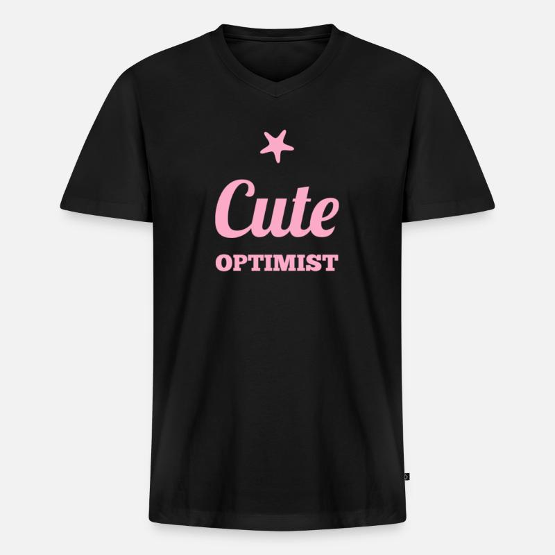 Enkel Geschenkidee - Männer Premium Bio T-Shirt mit V-Ausschnitt - Schwarz