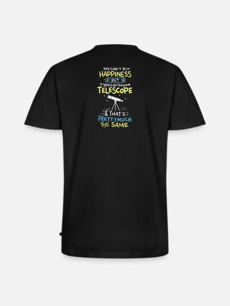 astronomy - Men's Premium Organic T-shirt with V-neck - black