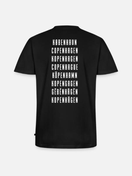 copenhagen - Ekologisk premium-T-shirt med V-ringning herr - svart