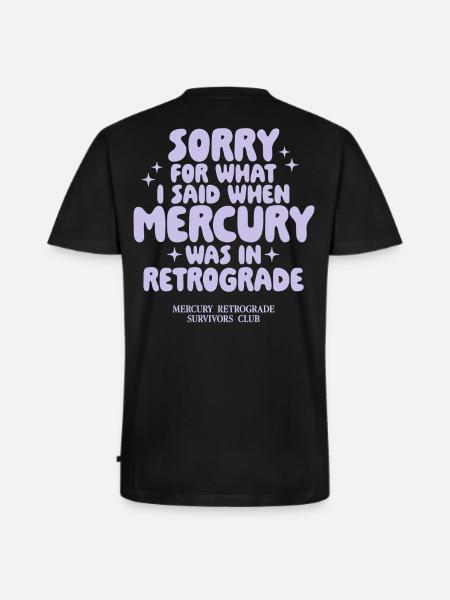 Mercury Retrograde Survivors Club - Men's Premium Organic T-shirt with V-neck - black