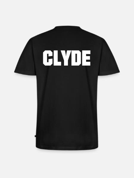 Clyde Bonnie Geschenk Geschenkidee - Männer Premium Bio T-Shirt mit V-Ausschnitt - Schwarz