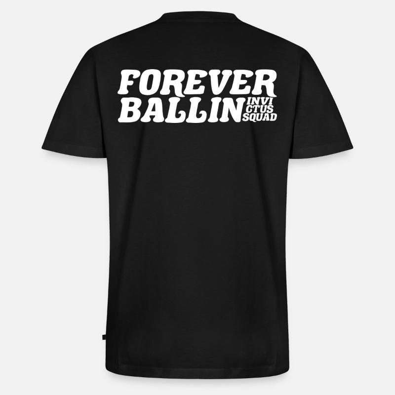 Forever Ballin Squad - Männer Premium Bio T-Shirt mit V-Ausschnitt - Schwarz
