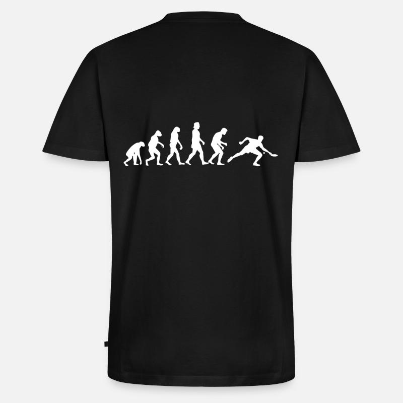 Ping Pong Evolution Ping ping-Ping - T-shirt encolure en V Premium bio Homme - noir