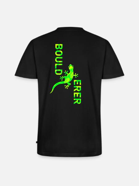 bouldering - Men's Premium Organic T-shirt with V-neck - black