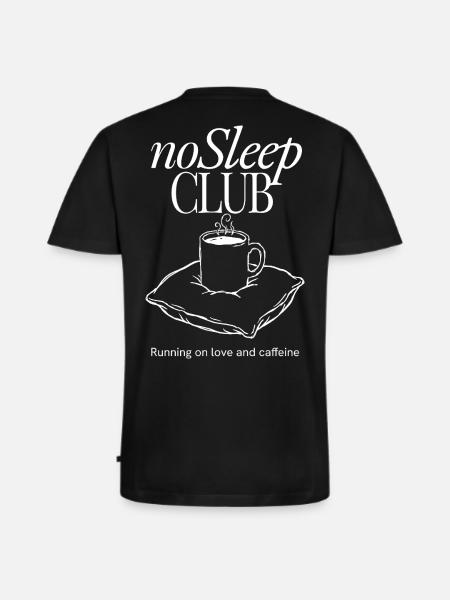 noSleep Club Coffee Night - Men's Premium Organic T-shirt with V-neck - black