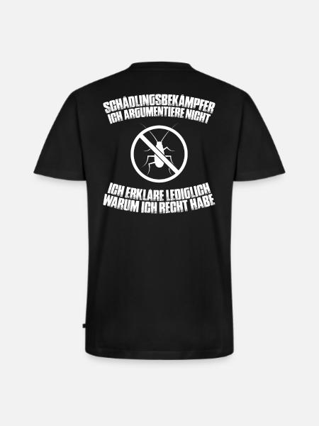 Schädlingsbekämpfer Kammerjäger Exterminator - Männer Premium Bio T-Shirt mit V-Ausschnitt - Schwarz
