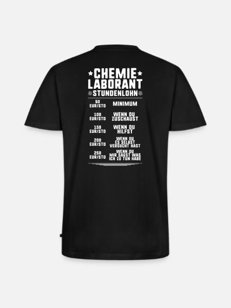 Kjemisk laboratorietekniker Kjemisk laboratorietekniker Kjemi Kjemisk laboratorium - Premium økologisk T-skjorte med V-hals for menn - svart