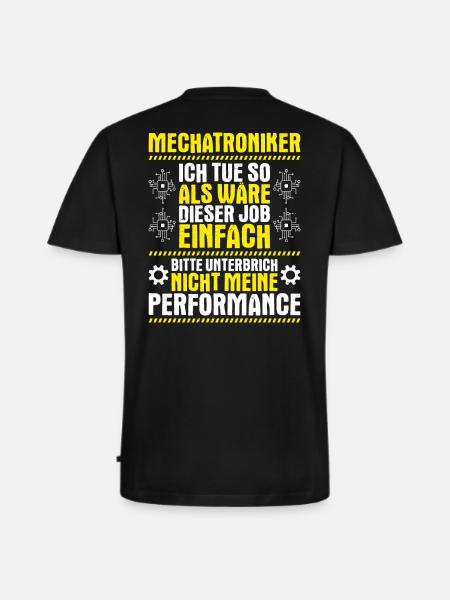 Mechatroniker Mechatronik Mechatronics Engineer - Männer Premium Bio T-Shirt mit V-Ausschnitt - Schwarz