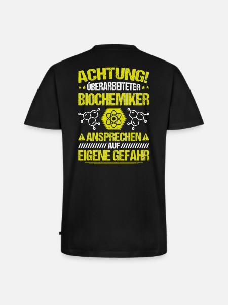Biochemiker Biochemie Biochemistry Biochemist - Men's Premium Organic T-shirt with V-neck - black