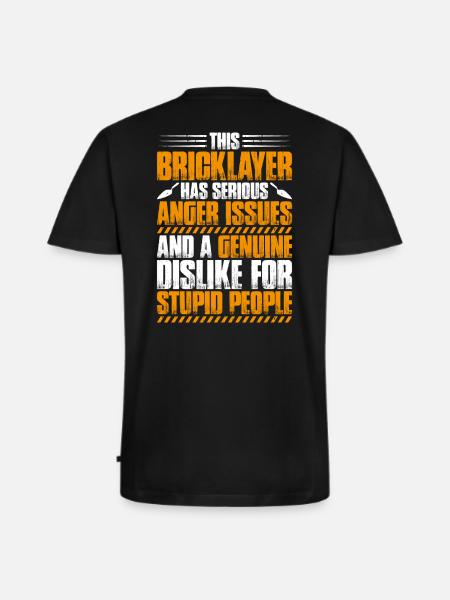 Master Masonry Masonry Bricklayer Mason - Men's Premium Organic T-shirt with V-neck - black