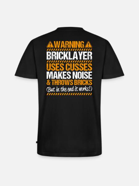 Master Masonry Masonry Bricklayer Mason - Men's Premium Organic T-shirt with V-neck - black