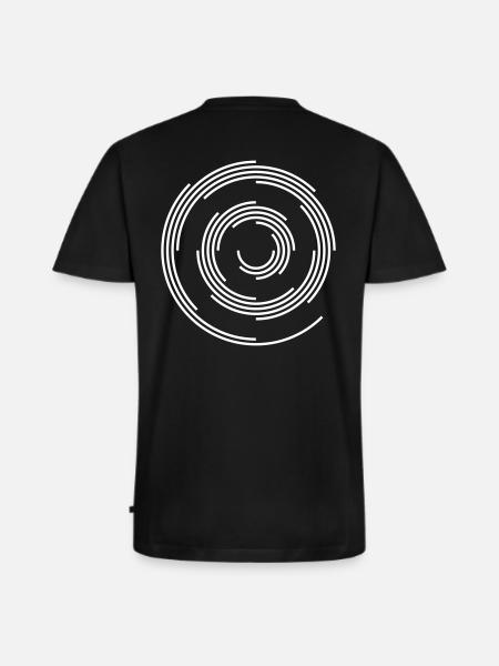 spiral tekno 23 - Männer Premium Bio T-Shirt mit V-Ausschnitt - Schwarz