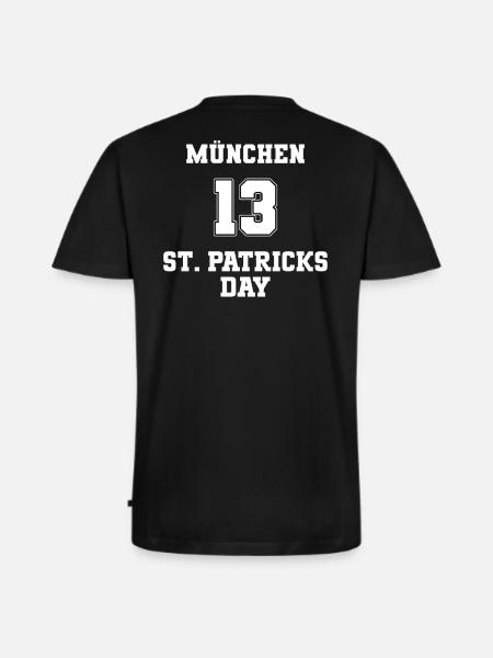 München St. Patricks Day - Männer Premium Bio T-Shirt mit V-Ausschnitt - Schwarz