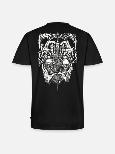 streetpunk tattoo design - Männer Premium Bio T-Shirt mit V-Ausschnitt - Schwarz