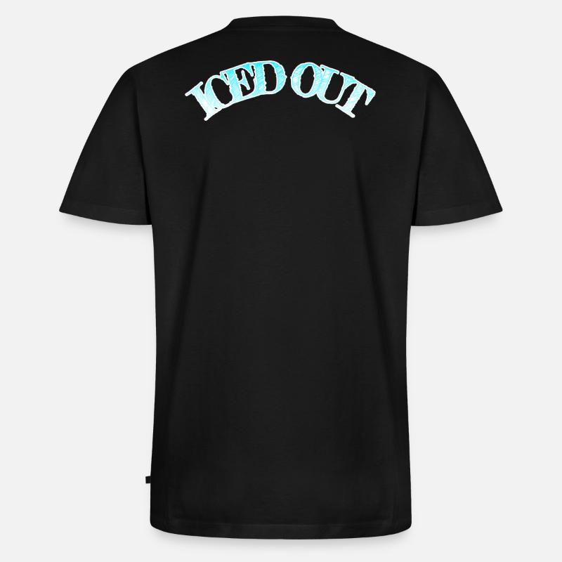 Iced Out - Männer Premium Bio T-Shirt mit V-Ausschnitt - Schwarz